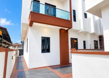 Exterior of 4 bedroom semi-detached duplex in Abijo, Lekki