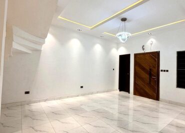 Second view of living room, 4 bedroom terrace duplex, Sunshine Estate, Ajah
